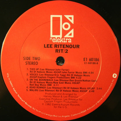 Lee Ritenour : Rit/2 (LP, Album, Club)