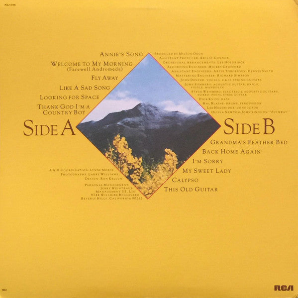 John Denver : John Denver's Greatest Hits Vol. 2 (LP, Comp, RE)