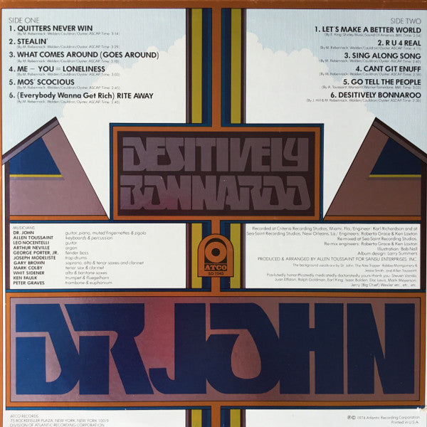 Dr. John : Desitively Bonnaroo (LP, Album, RI )