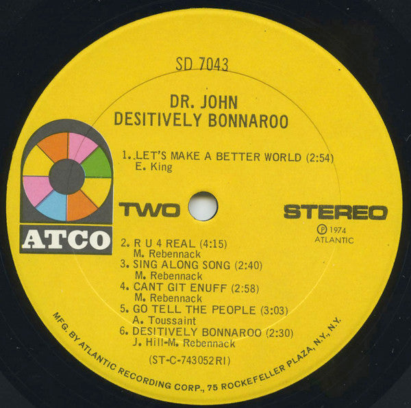 Dr. John : Desitively Bonnaroo (LP, Album, RI )