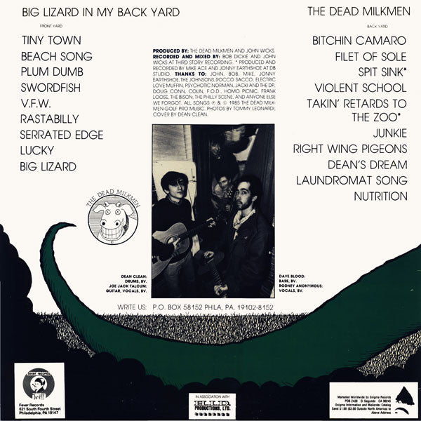 The Dead Milkmen : Big Lizard In My Backyard (LP, Album)