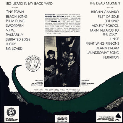 The Dead Milkmen : Big Lizard In My Backyard (LP, Album)