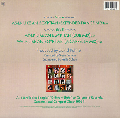 Bangles : Walk Like An Egyptian (12", Single)