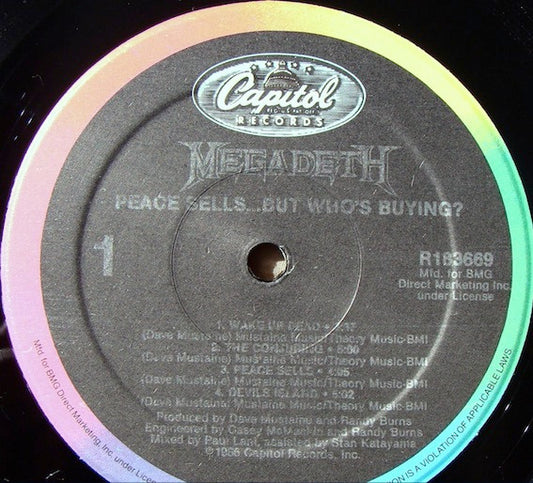Megadeth : Peace Sells... But Who's Buying? (LP, Album, Club, RE)