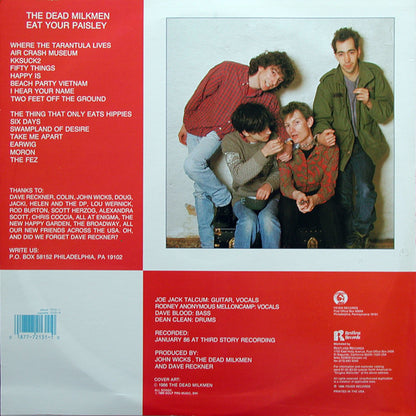 The Dead Milkmen : Eat Your Paisley (LP, Album)