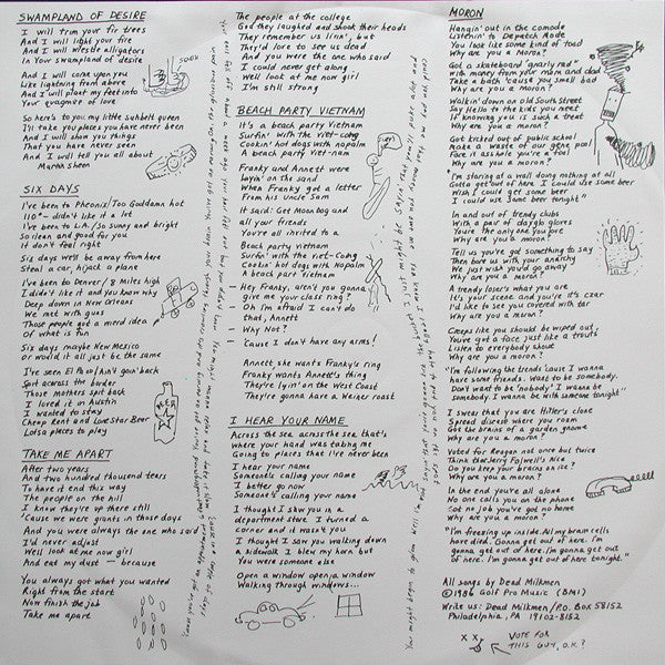 The Dead Milkmen : Eat Your Paisley (LP, Album)