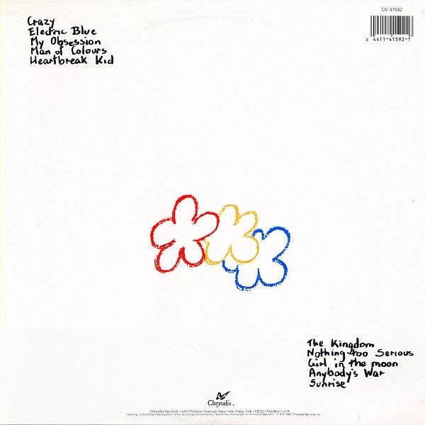 Icehouse : Man Of Colours (LP, Album, Car)