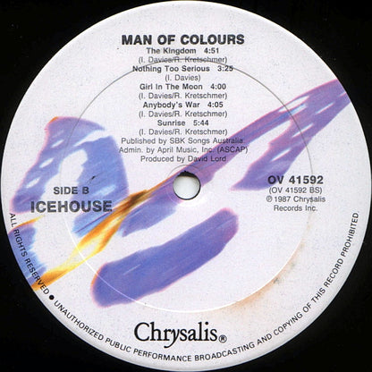 Icehouse : Man Of Colours (LP, Album, Car)