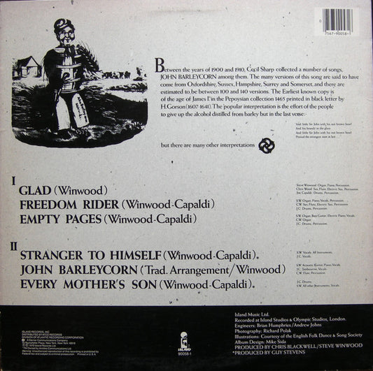 Traffic : John Barleycorn Must Die (LP, Album, RE, Spe)