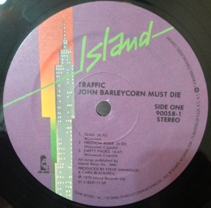 Traffic : John Barleycorn Must Die (LP, Album, RE, Spe)