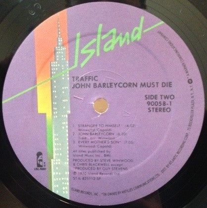 Traffic : John Barleycorn Must Die (LP, Album, RE, Spe)