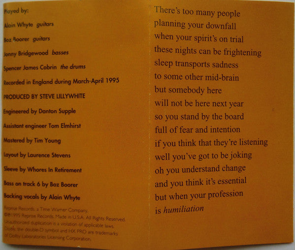 Morrissey : Southpaw Grammar (Cass, Album)