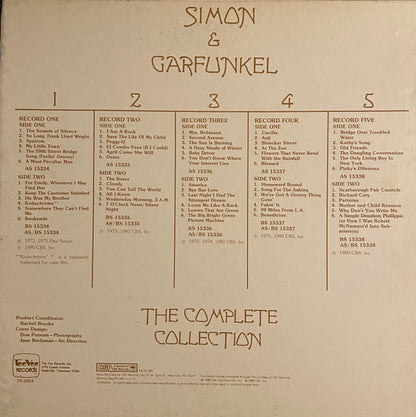 Simon & Garfunkel : The Complete Collection (Box + 5xLP, Comp, Ter)