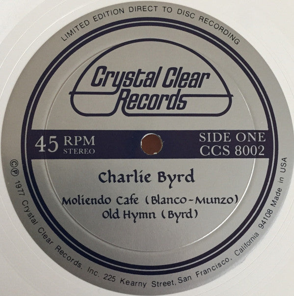Charlie Byrd : Charlie Byrd (12", Album, Ltd, Whi)