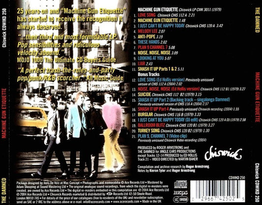The Damned : Machine Gun Etiquette (CD, Album, Enh, RE, RM, 25t)