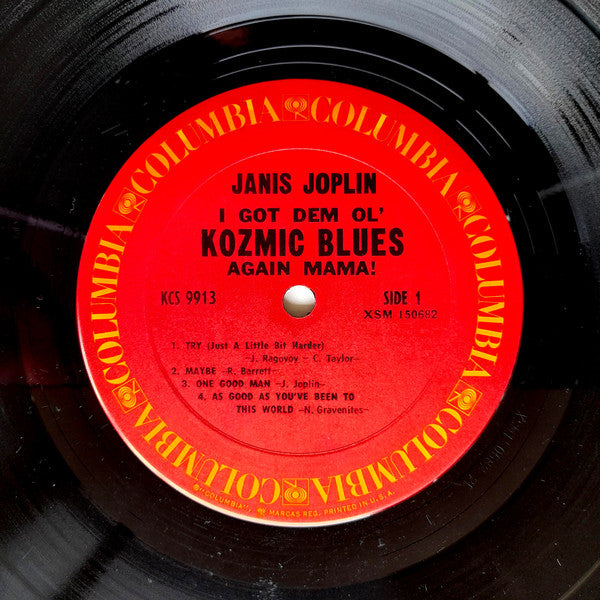 Janis Joplin : I Got Dem Ol' Kozmic Blues Again Mama! (LP, Album, RP)