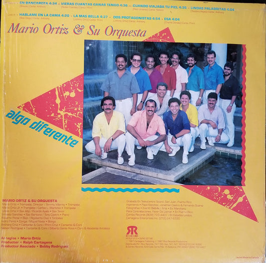 Mario Ortiz Y Su Orquesta : Algo Diferente (LP, Album)