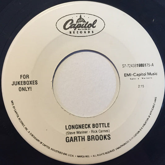 Garth Brooks : Longneck Bottle  (7", Jukebox)
