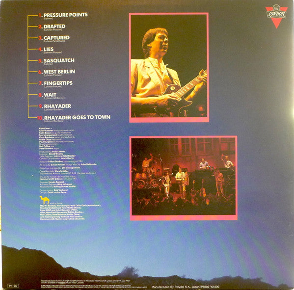 Camel : Pressure Points (LP, Album)