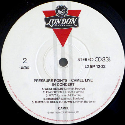Camel : Pressure Points (LP, Album)