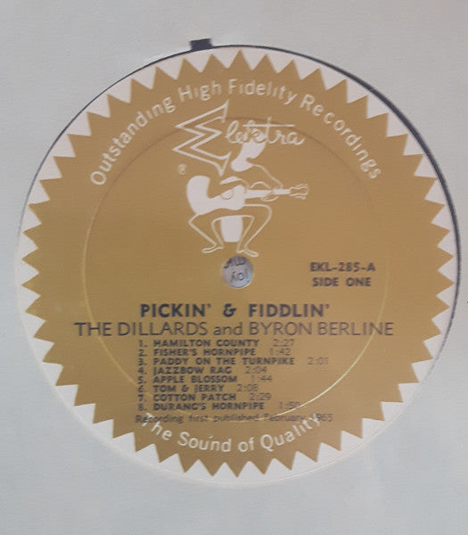 The Dillards With Byron Berline : Pickin' And Fiddlin' (LP, Album, Mono)