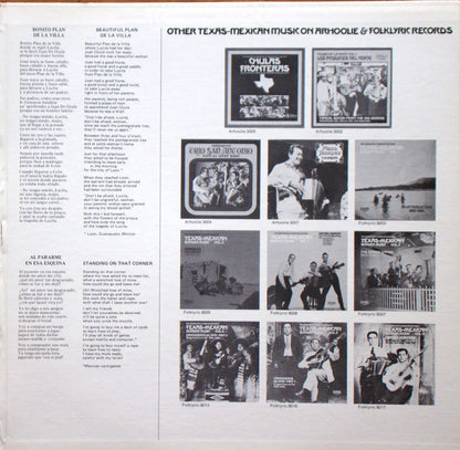Various : Texas-Mexican Border Music Vol. 6 - Cancioneros De Ayer Part 1 (1920-1930) (LP, Comp)