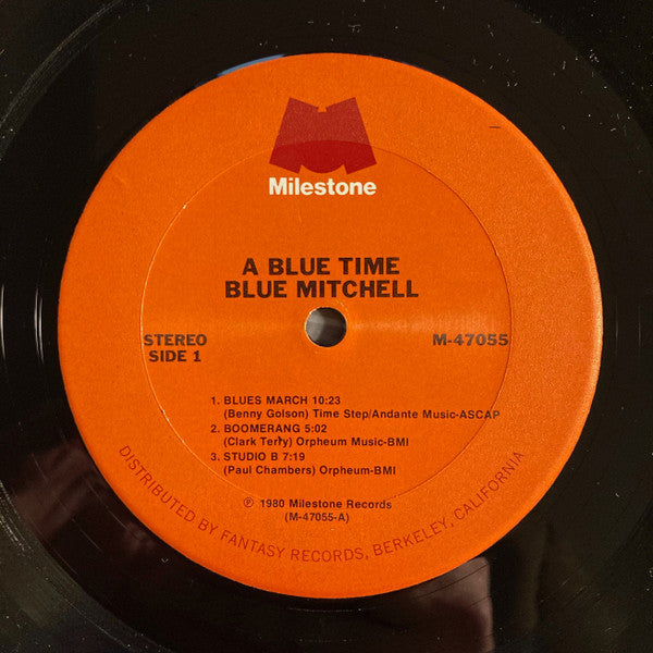 Blue Mitchell : A Blue Time (2xLP, Comp, RM)