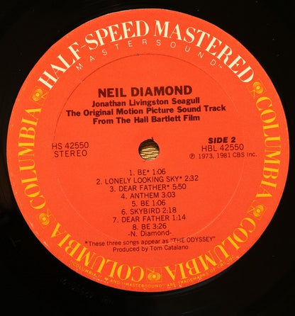 Neil Diamond : Jonathan Livingston Seagull (Original Motion Picture Sound Track) (LP, Album, RE, RM, Ter)