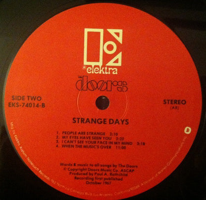 The Doors : Strange Days (LP, Album, RE, RP, AR-)