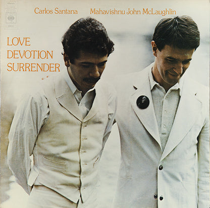 Carlos Santana / Mahavishnu John McLaughlin* : Love Devotion Surrender (LP, Album, Gat)