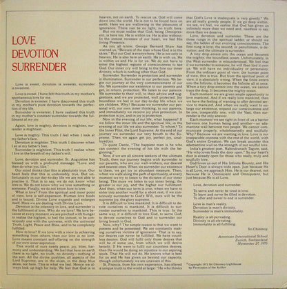 Carlos Santana / Mahavishnu John McLaughlin* : Love Devotion Surrender (LP, Album, Gat)