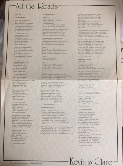 Kevin & Clare : All The Roads (LP)