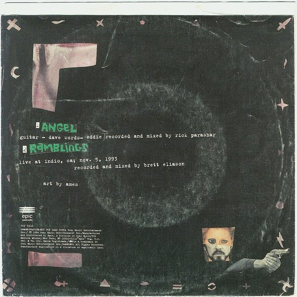 Pearl Jam : Angel (7", Single, Ltd, Promo)