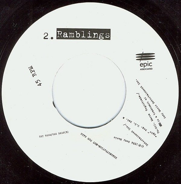 Pearl Jam : Angel (7", Single, Ltd, Promo)