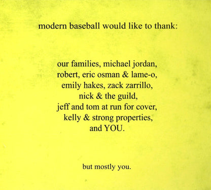 Modern Baseball : Sports (CD, Album)