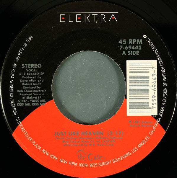 The Cure : Just Like Heaven (7", Single, SP )