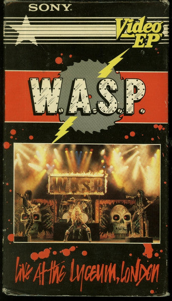 W.A.S.P. : Live At The Lyceum, London (VHS, NTSC)