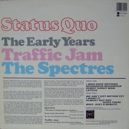 Status Quo : Quotations Vol. 1 - The Beginning (The Early Years: Traffic Jam, The Spectres) (LP, MiniAlbum, Comp)
