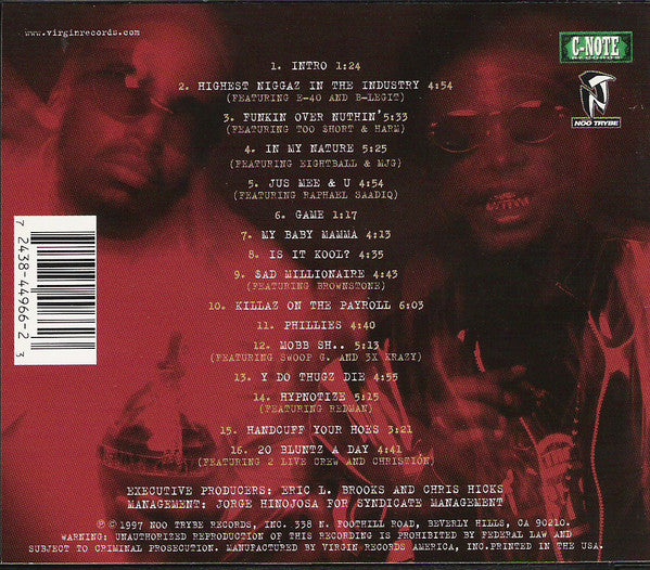 Luniz : Lunitik Muzik (CD, Album, Q-P)