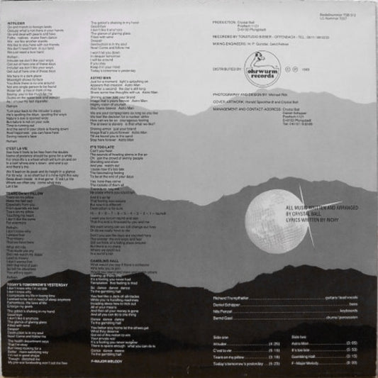 Crystal Ball (4) : Today's Tomorrow's Yesterday (LP, Album)
