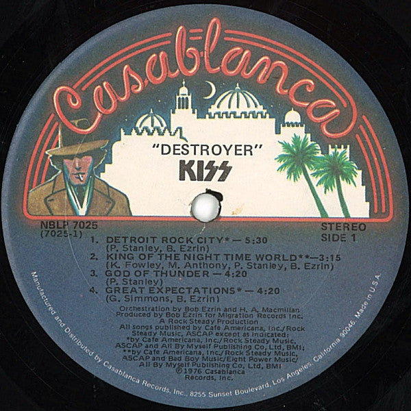 Kiss : Destroyer (LP, Album, M/Print, Bla)