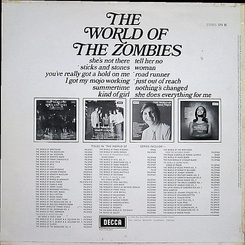 The Zombies : The World Of The Zombies (LP, Comp, RP)