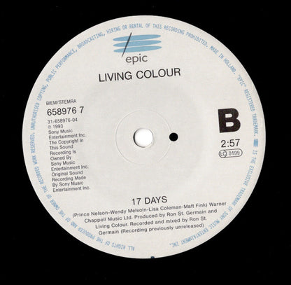 Living Colour : Leave It Alone (7", Single)