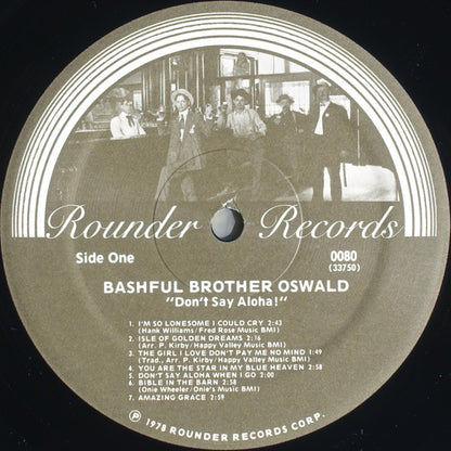 Bashful Brother Oswald : Don't Say Aloha (LP, Album)