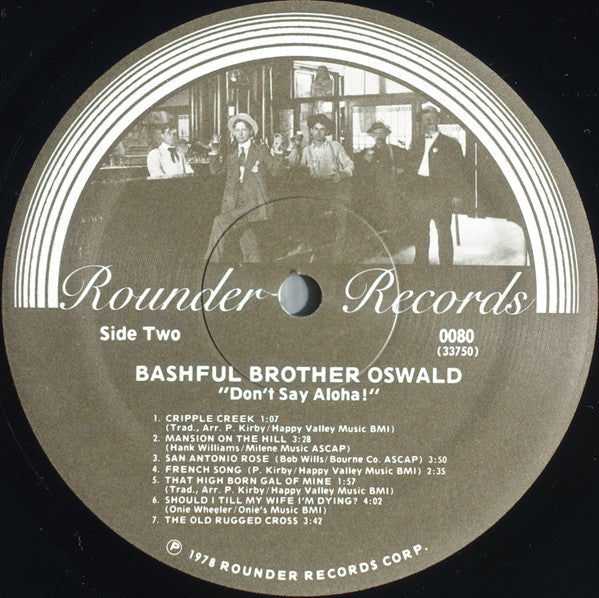 Bashful Brother Oswald : Don't Say Aloha (LP, Album)