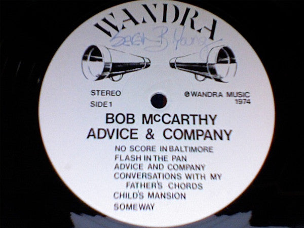 Bob McCarthy : Advice & Company (LP)