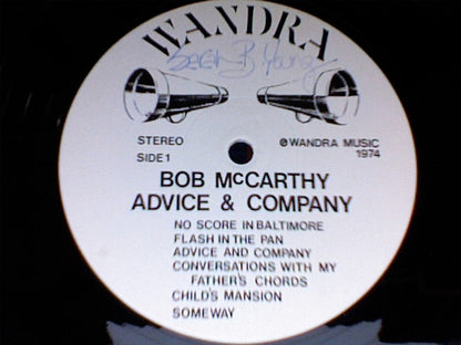 Bob McCarthy : Advice & Company (LP)