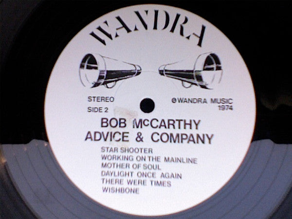 Bob McCarthy : Advice & Company (LP)