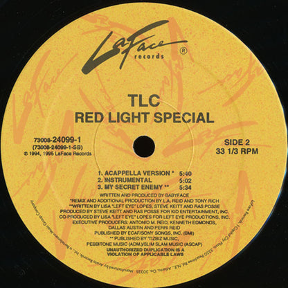 TLC : Red Light Special (12")