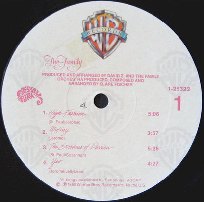 The Family (2) : The Family (LP, Album, All)